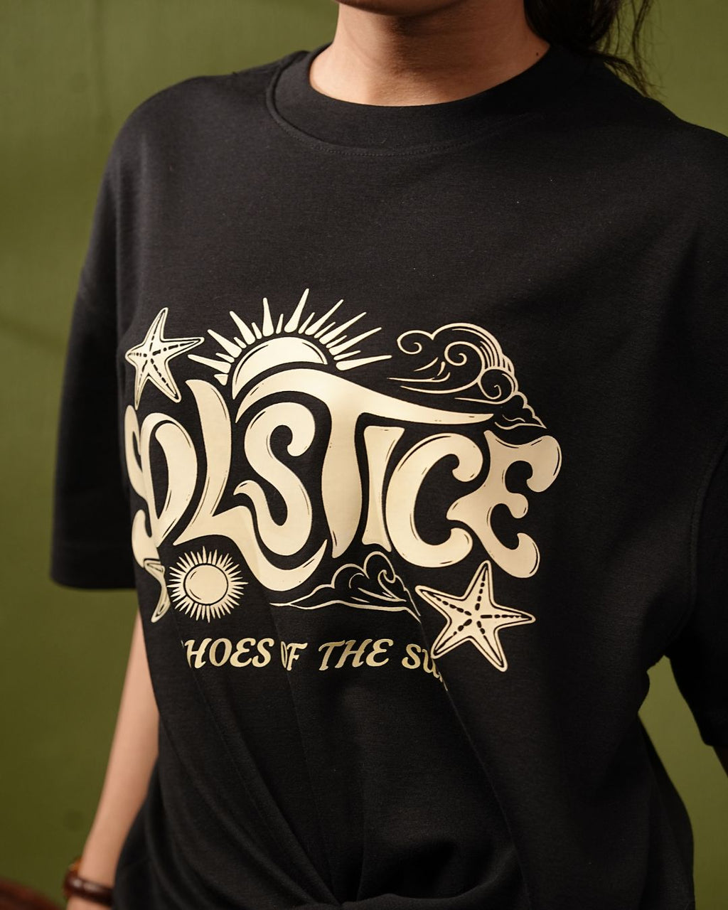 Solstice Black Tee
