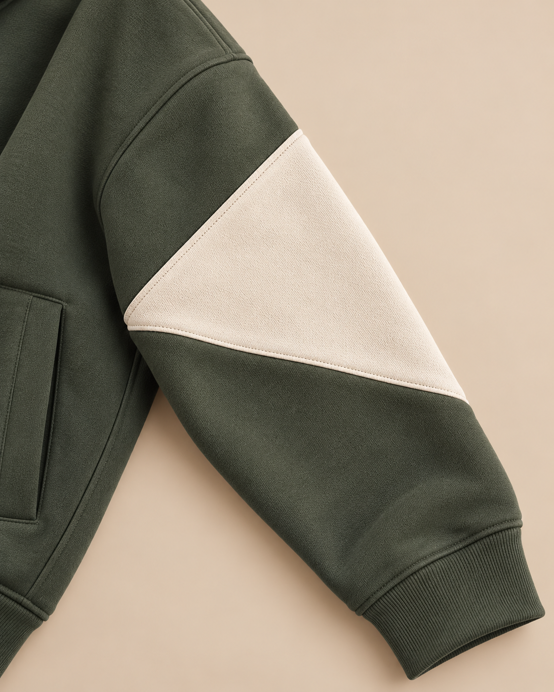 Olive Green Hoodie Men