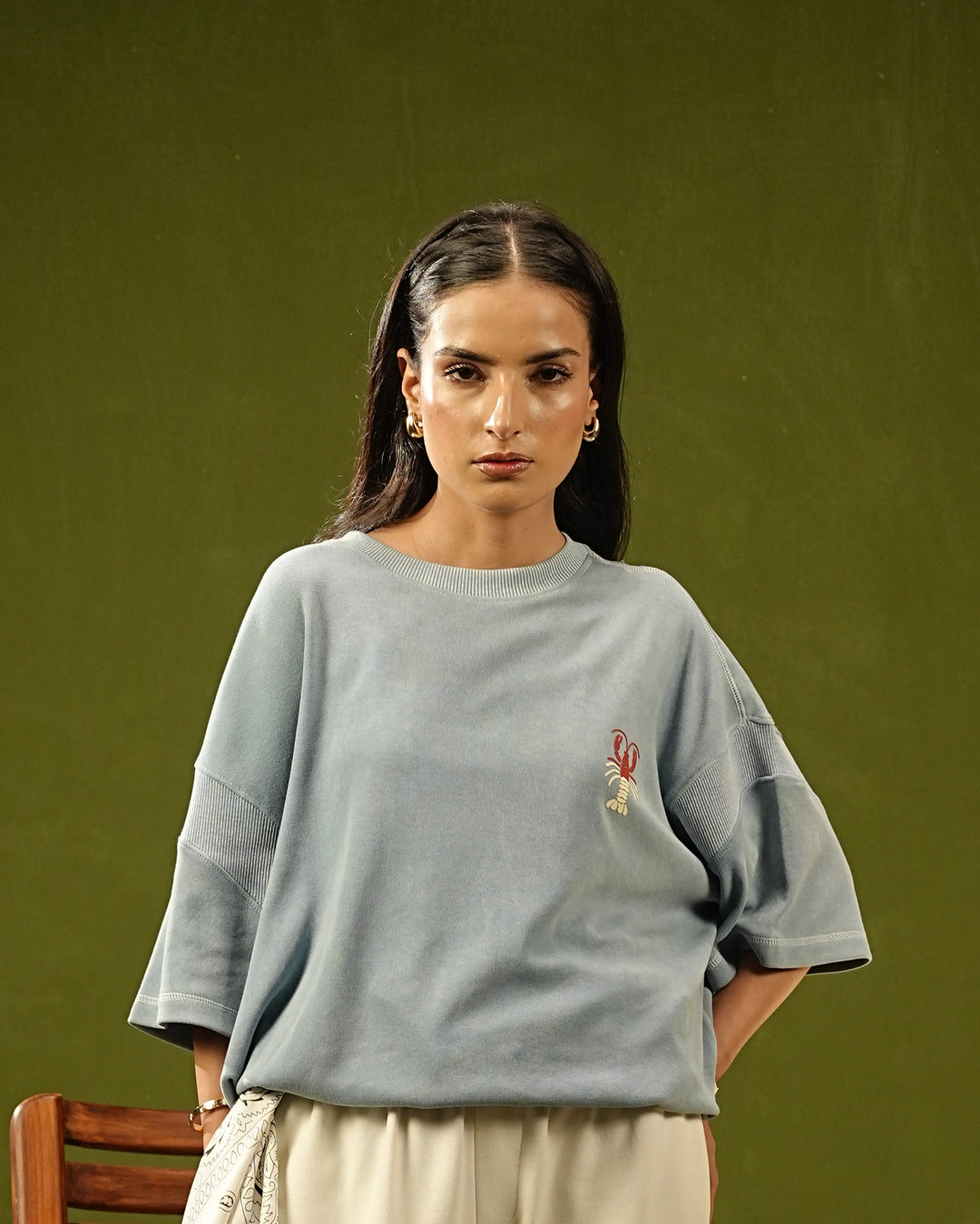 Azure Lobster Tee