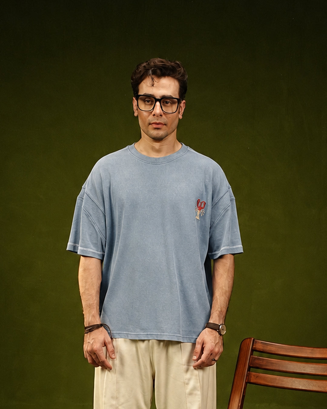 Azure Lobster Tee