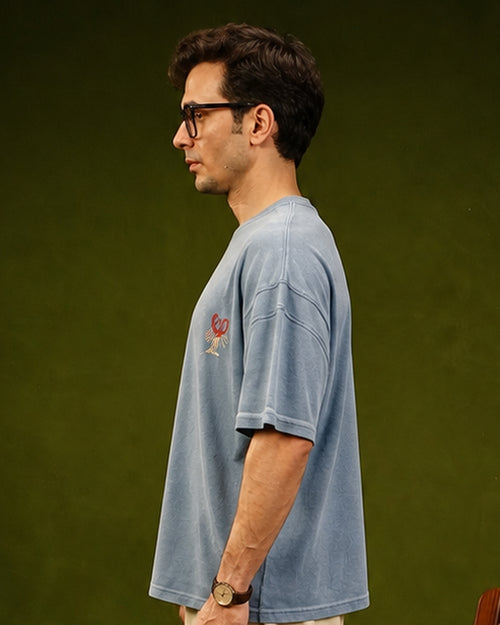 Azure Lobster Tee