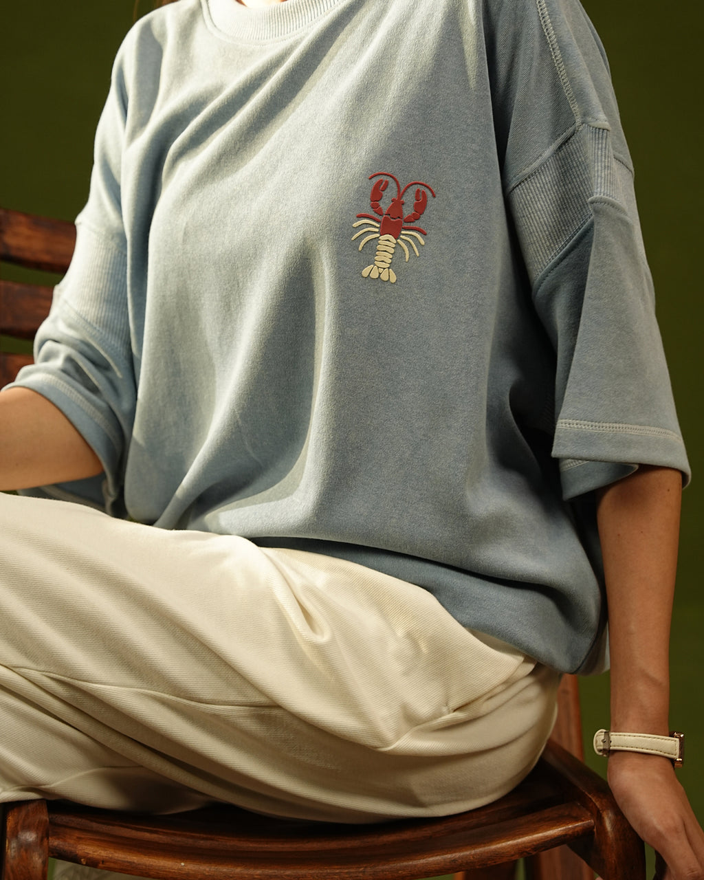 Azure Lobster Tee