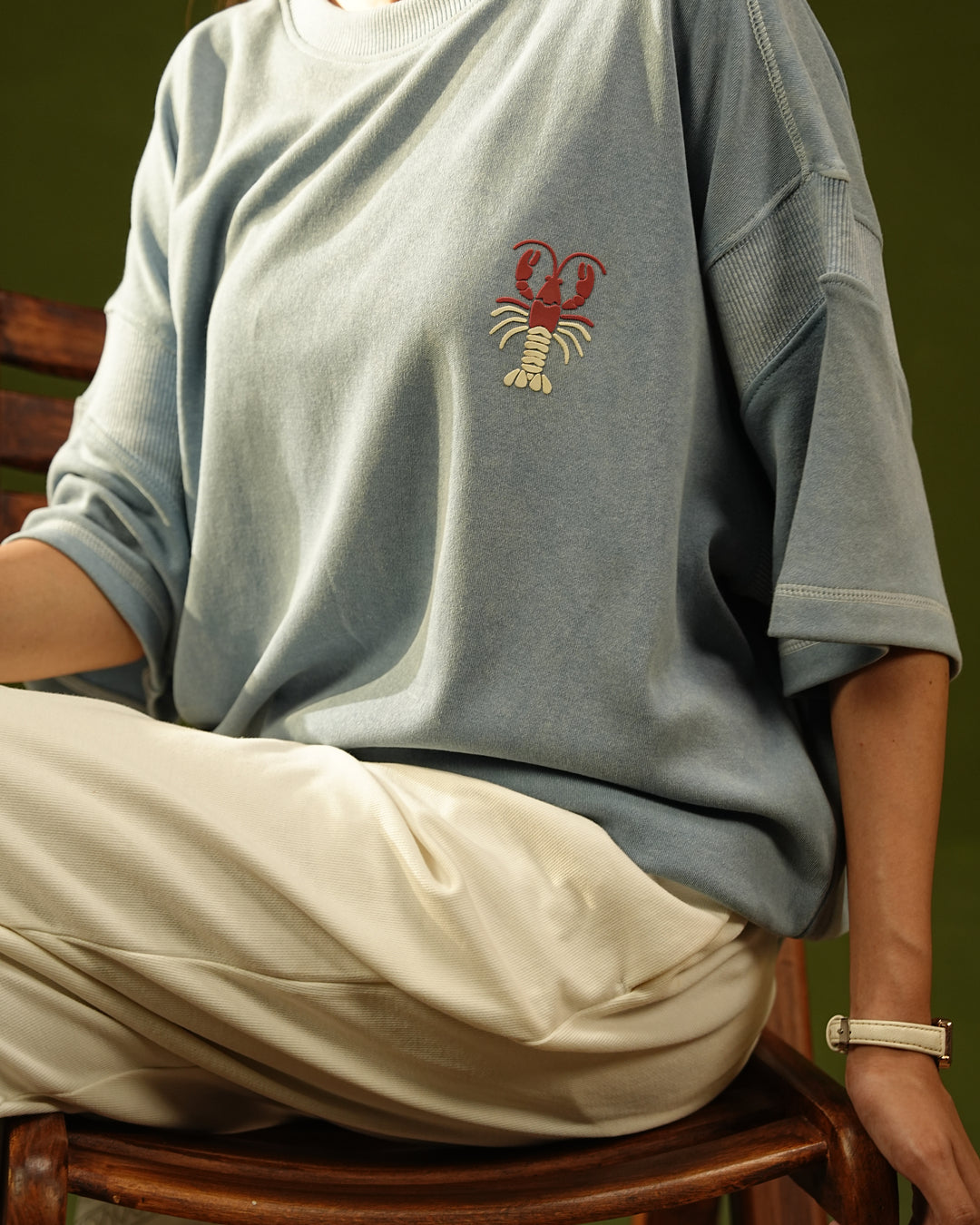 Azure Lobster Tee
