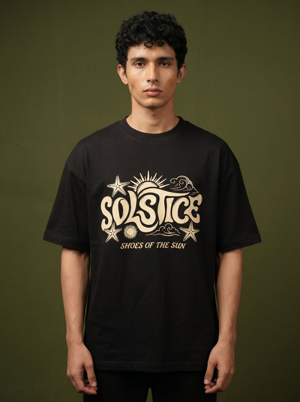 Solstice Black Tee