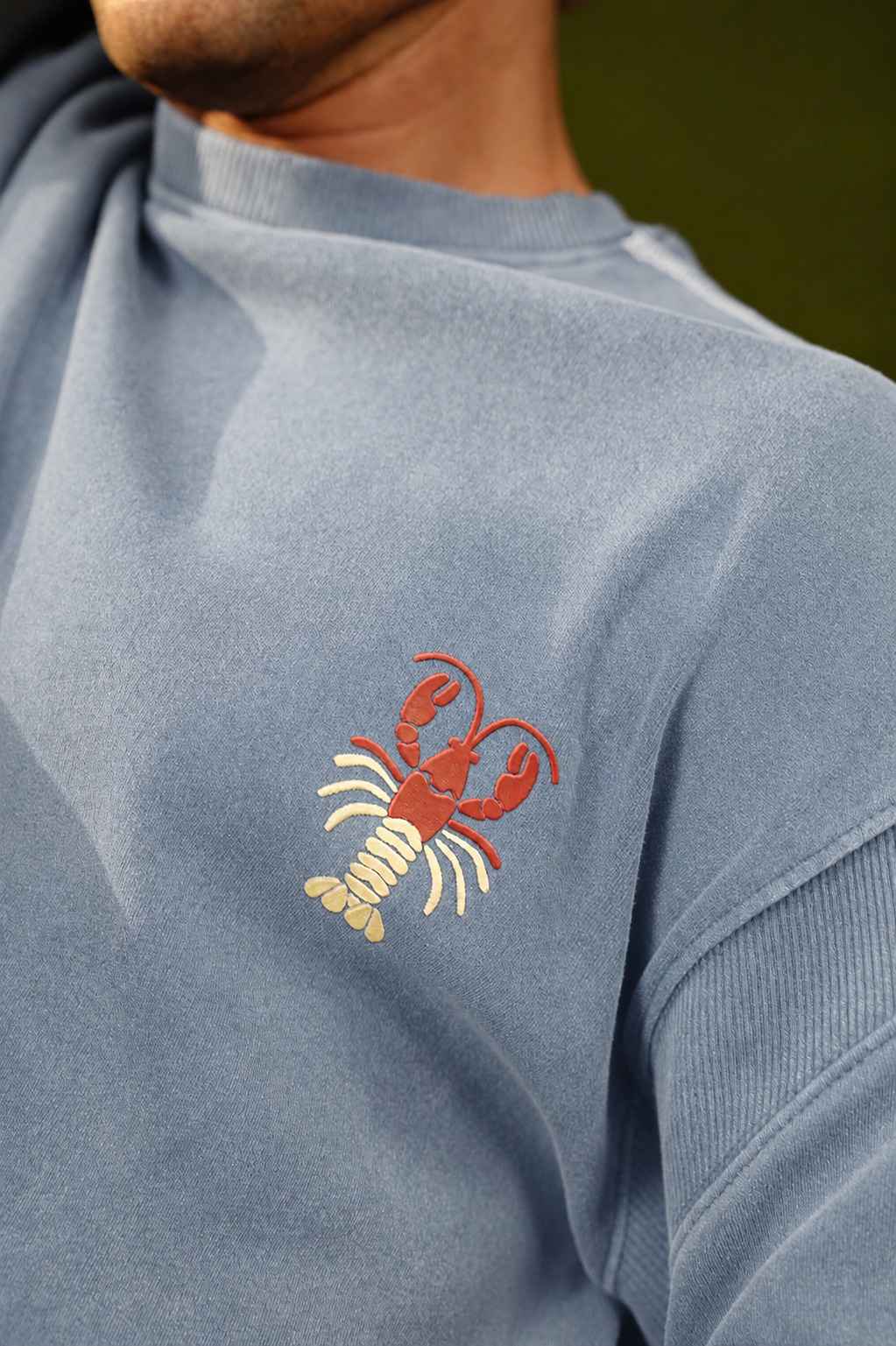 Azure Lobster Tee