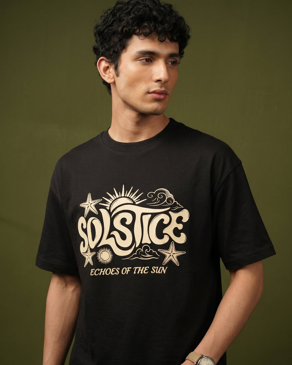 Solstice Black Tee