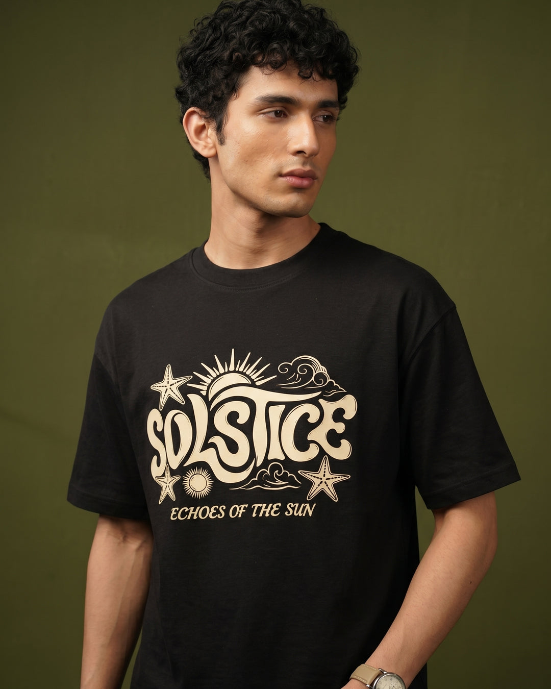 Solstice Black Tee