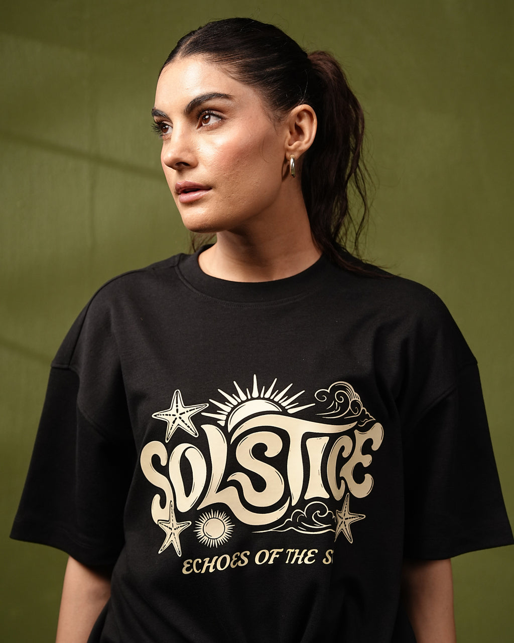 Solstice Black Tee