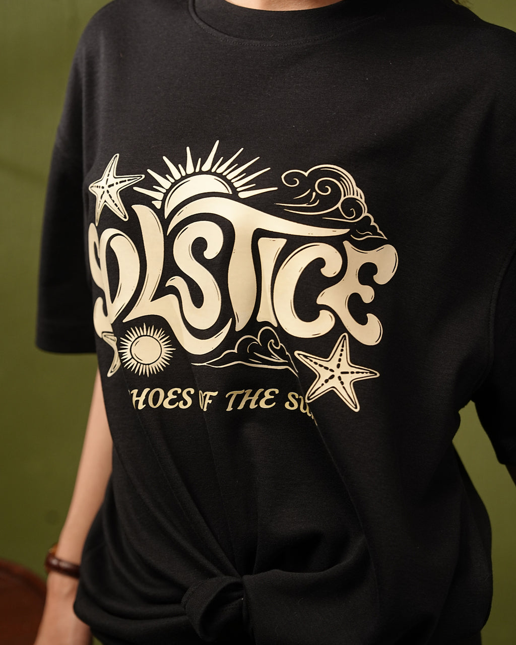 Solstice Black Tee