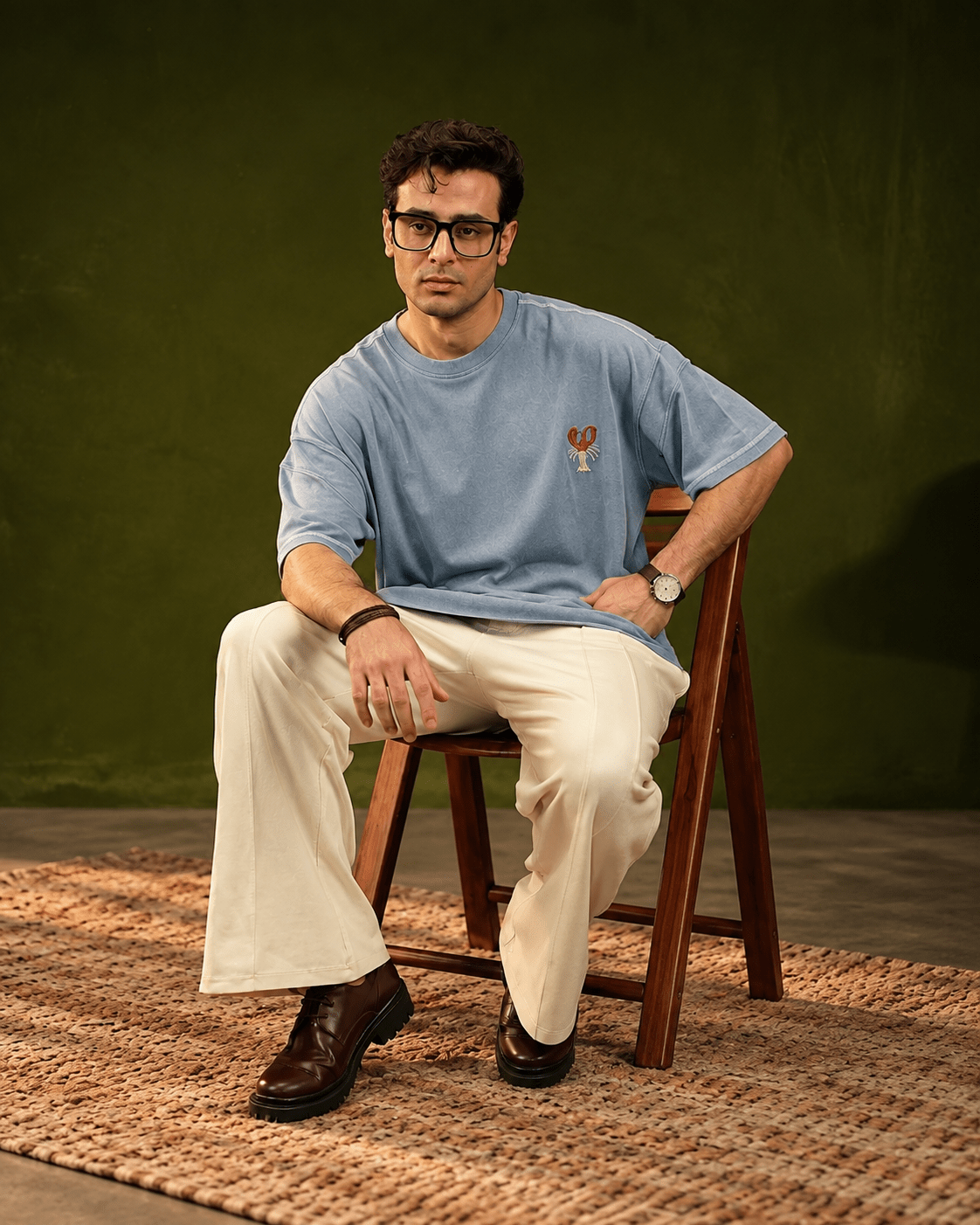 Azure Lobster Tee - RIAB