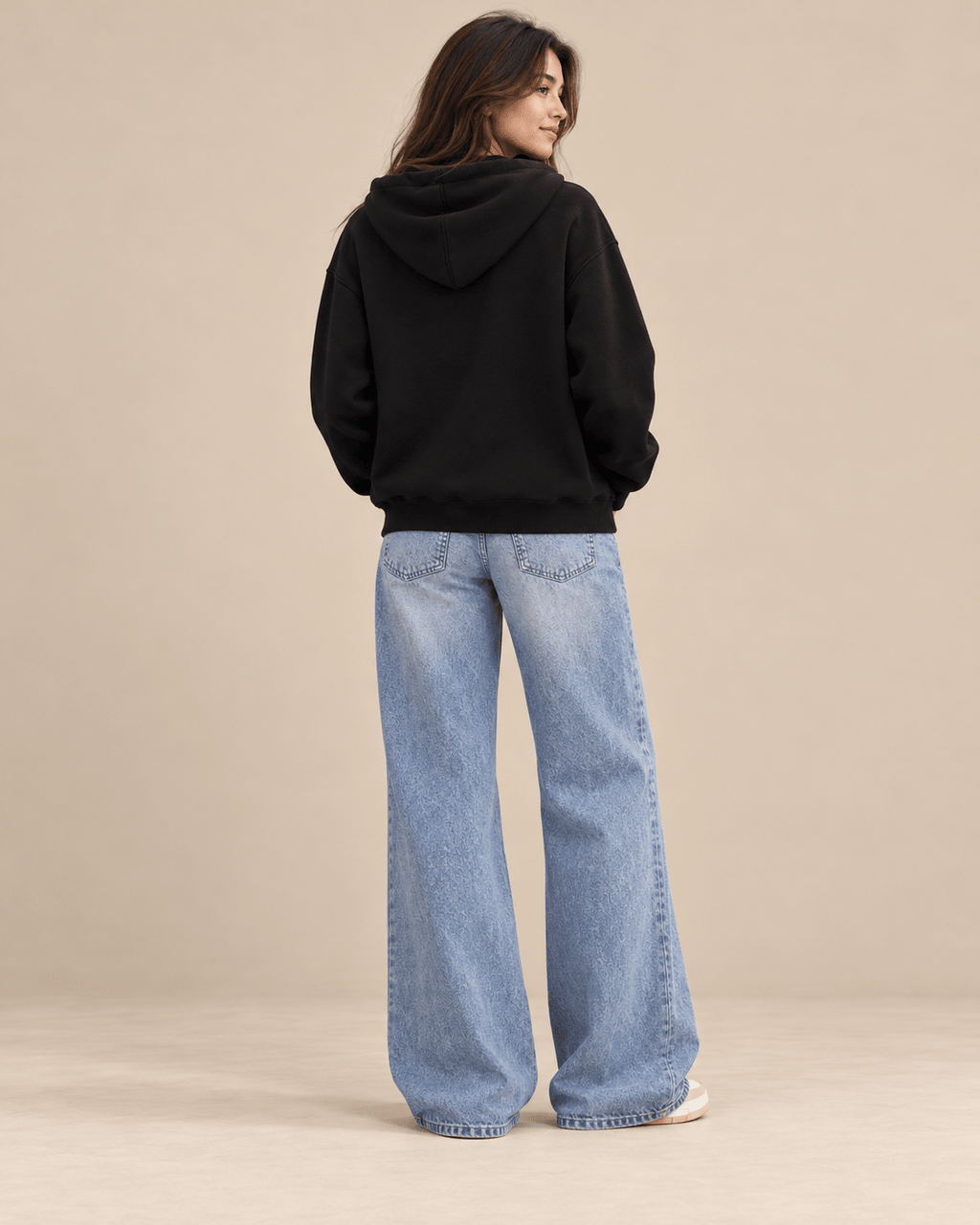 Black Religue Zip-Up Hoodie - RIAB