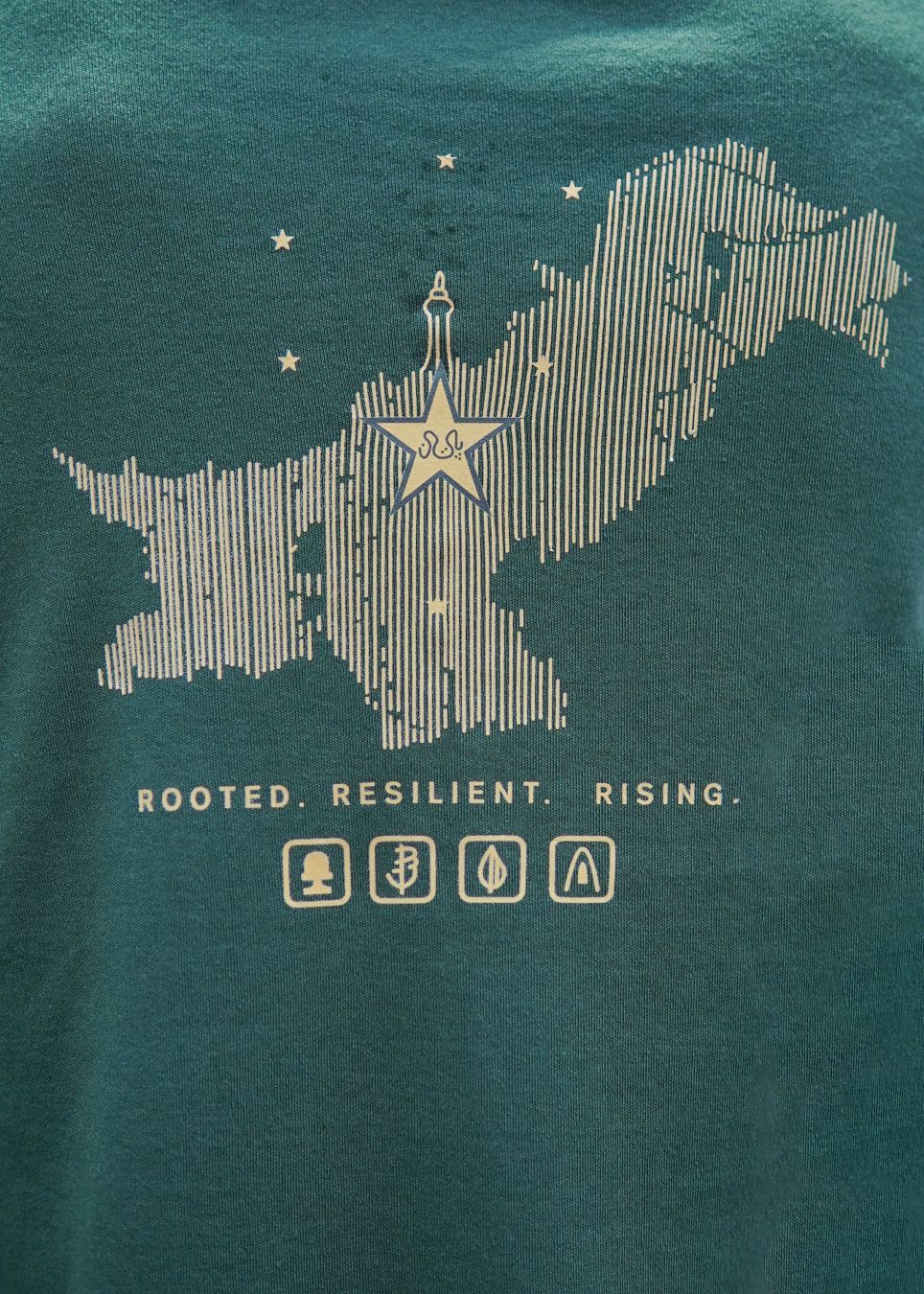 The Azaadi Green Tee