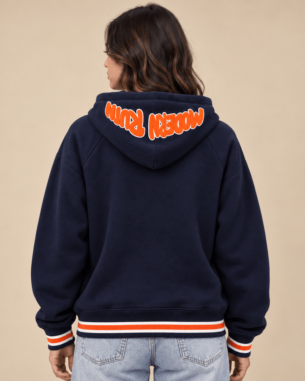 Modern Ruin Navy Hoodie - RIAB