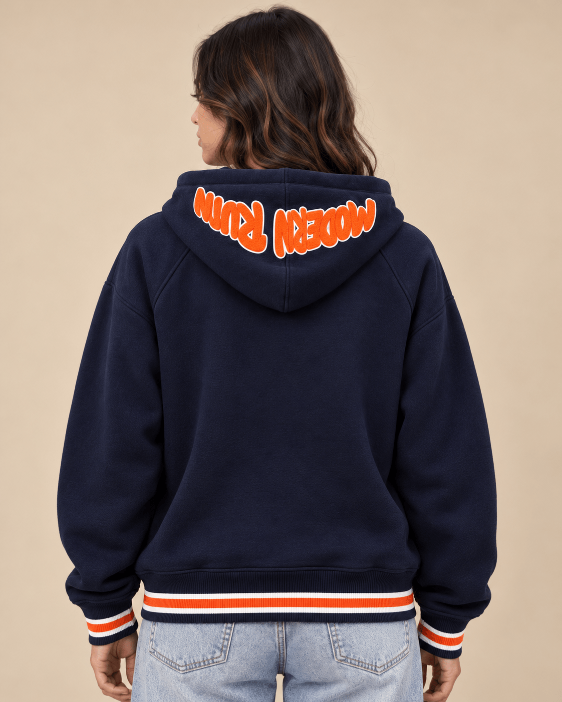 Modern Ruin Navy Hoodie - RIAB