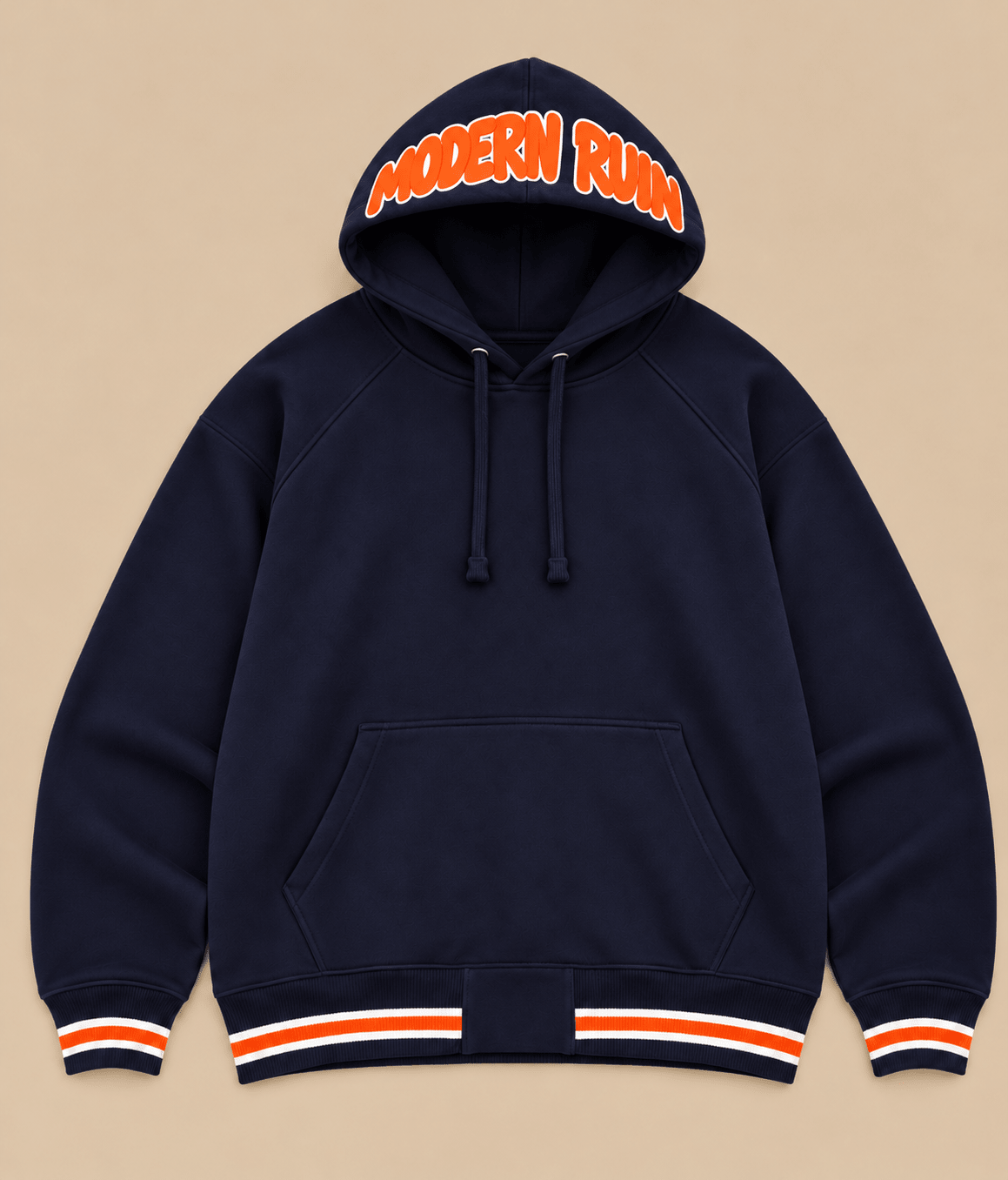 Modern Ruin Navy Hoodie - RIAB