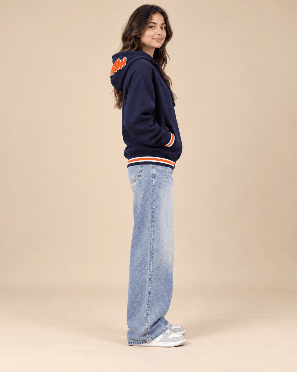 Modern Ruin Navy Hoodie - RIAB