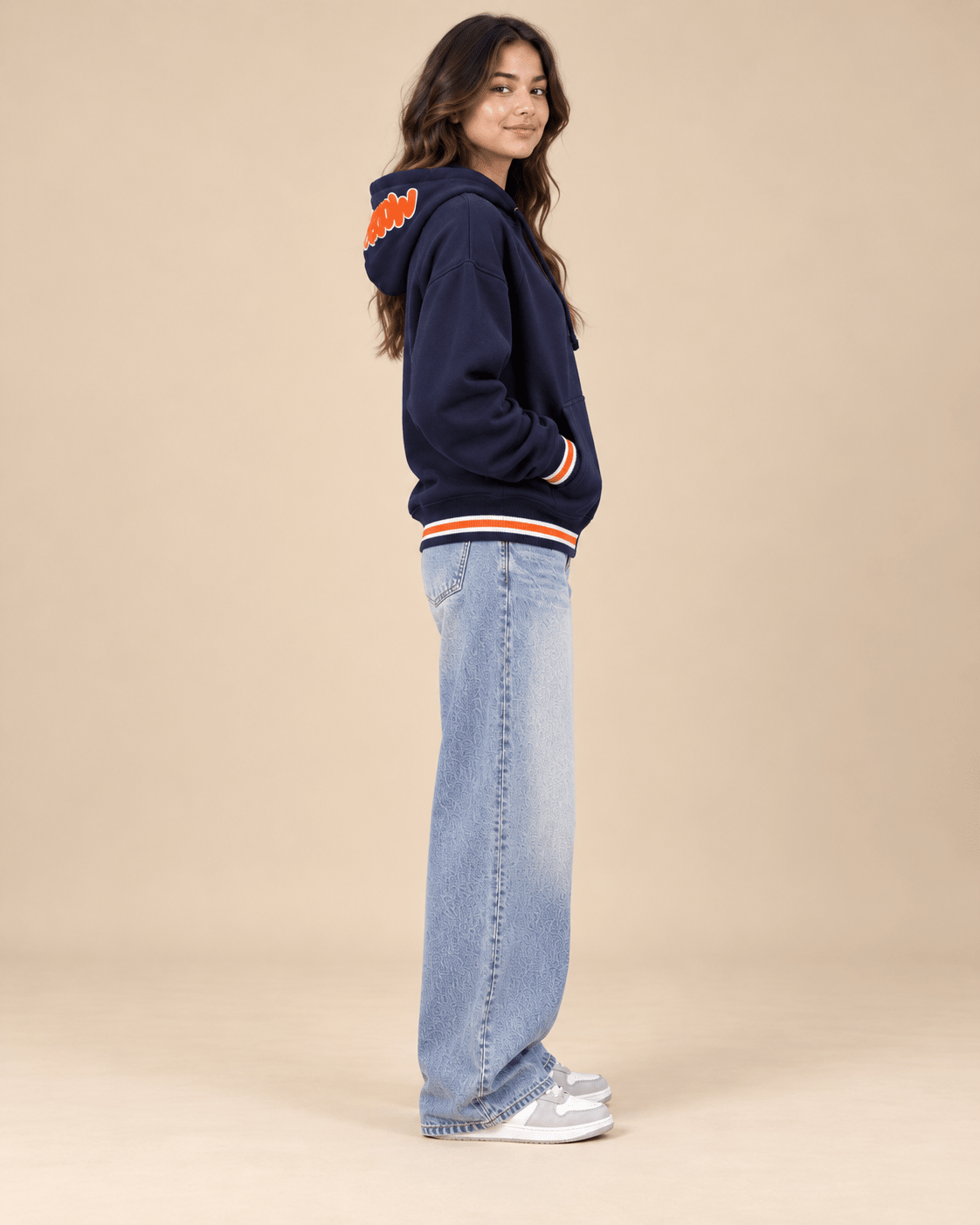 Modern Ruin Navy Hoodie - RIAB