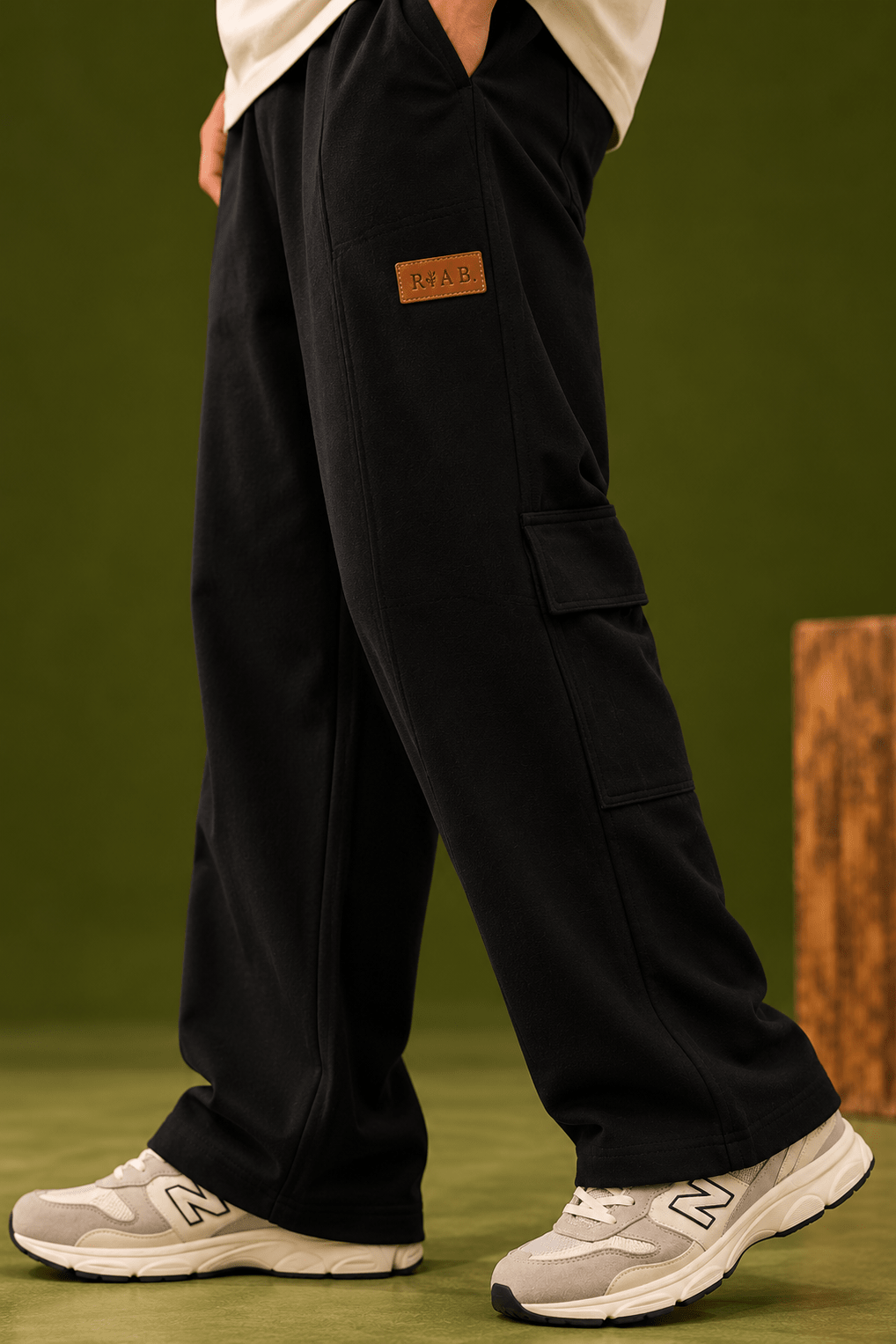 RIAB Straight-Fit Black Trousers - RIAB