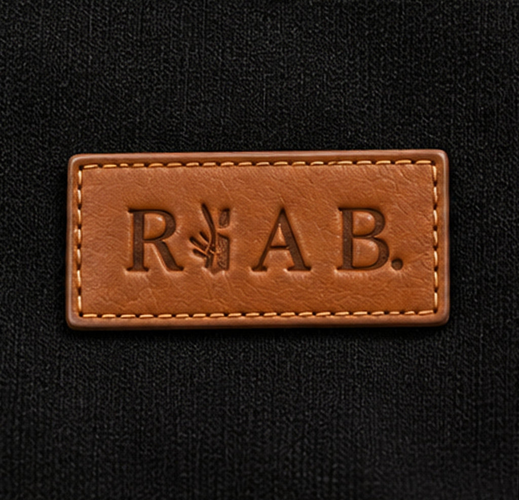RIAB Straight-Fit Black Trousers - RIAB