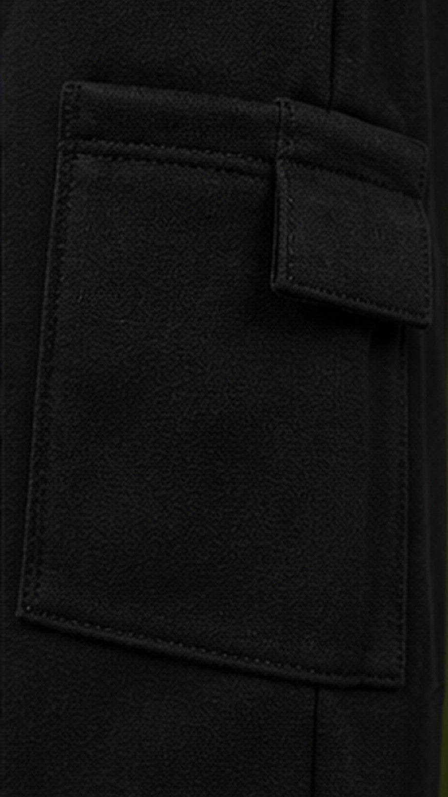Signature Black Wide-Leg Cargo Pants - RIAB