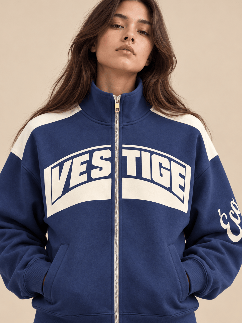 Vestige Eco Mock Neck Zipper - RIAB