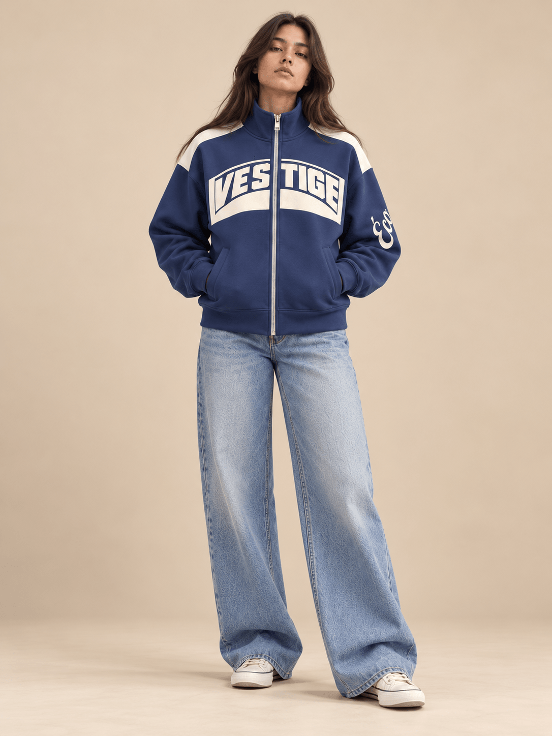 Vestige Eco Mock Neck Zipper - RIAB